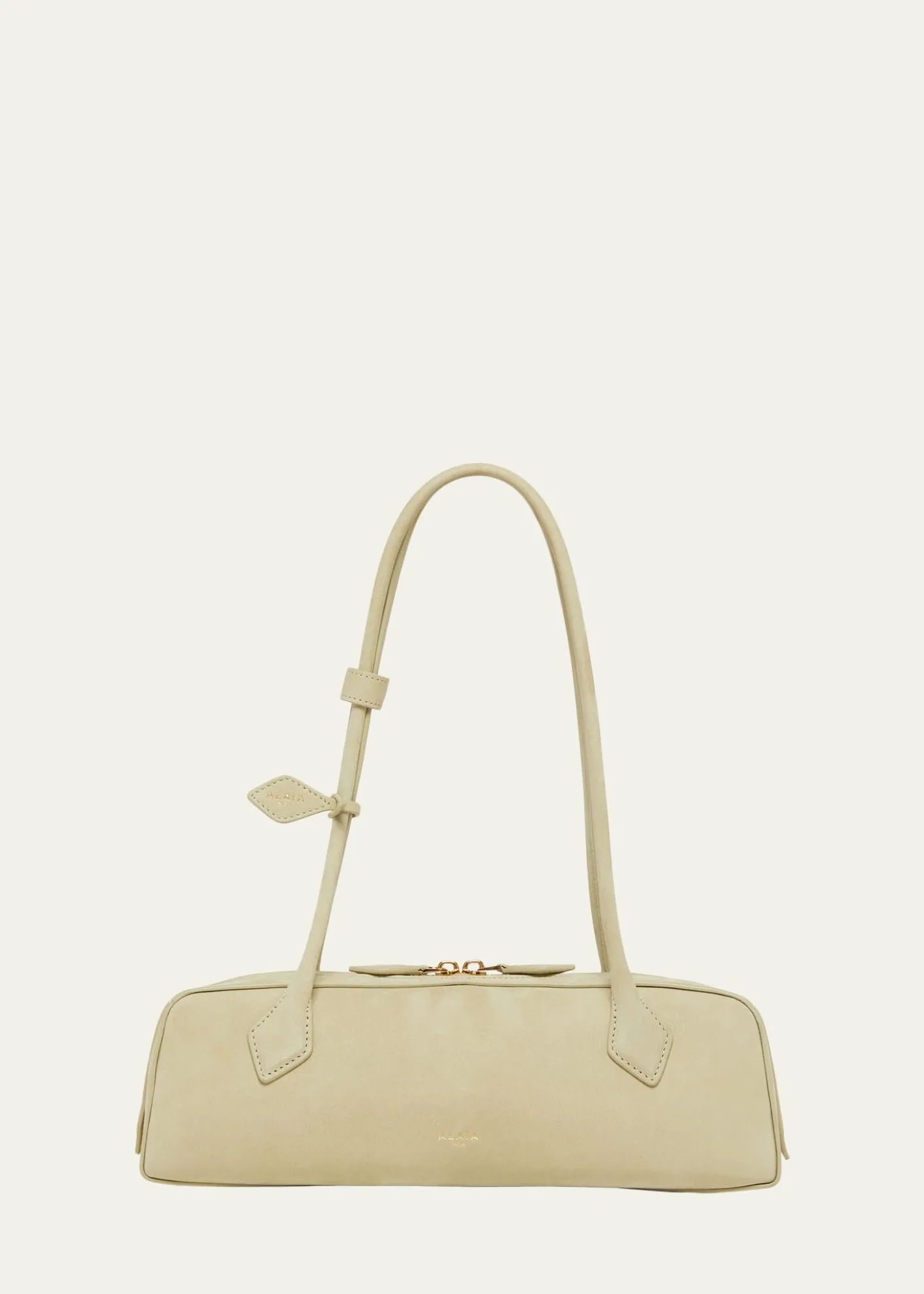 ALAIALe Teckel Medium Suede Shoulder Bag