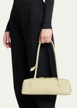 ALAIALe Teckel Medium Suede Shoulder Bag
