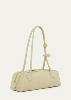 ALAIALe Teckel Medium Suede Shoulder Bag