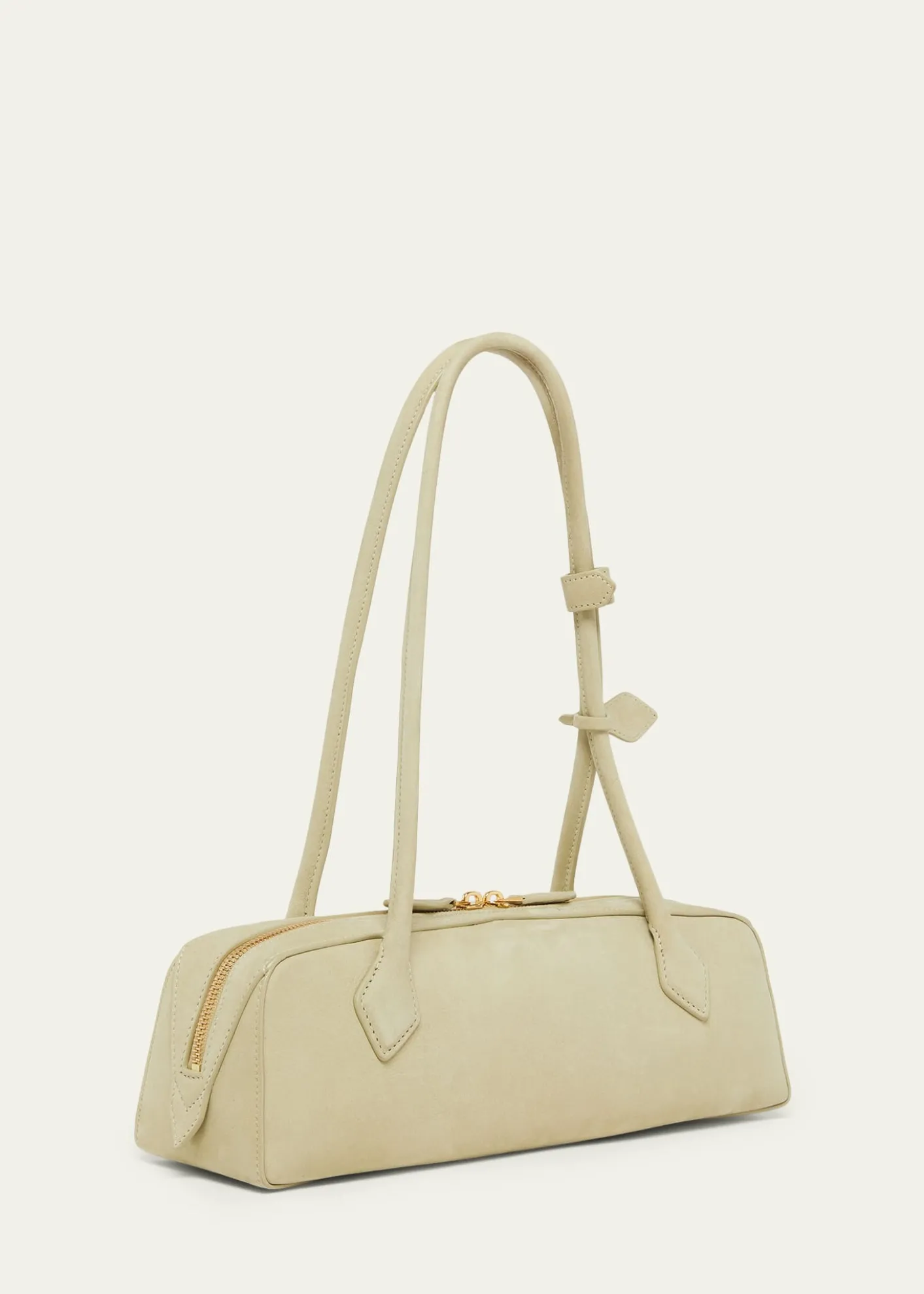 ALAIALe Teckel Medium Suede Shoulder Bag