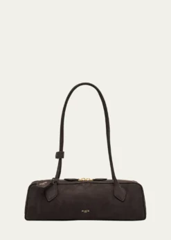 ALAIALe Teckel Medium Suede Shoulder Bag