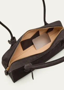 ALAIALe Teckel Medium Suede Shoulder Bag