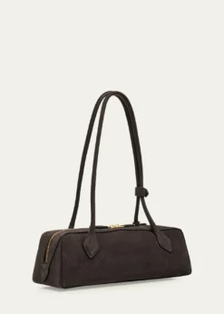 ALAIALe Teckel Medium Suede Shoulder Bag