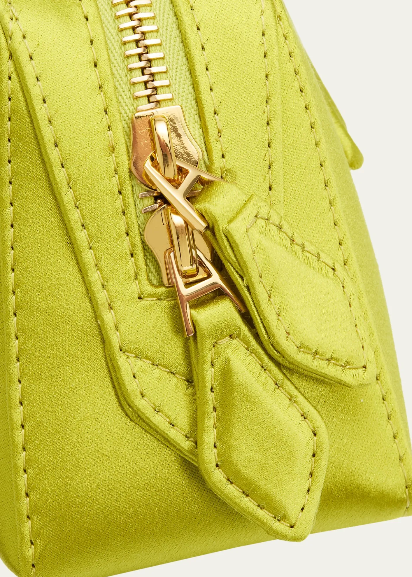 ALAIALe Teckel Silk Satin Clutch Bag
