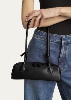 ALAIALe Teckel Small Shoulder Bag in Leather
