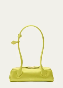ALAIALe Teckel Small Silk Satin Shoulder Bag