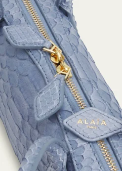 ALAIALe Teckel Small Snakeskin Shoulder Bag
