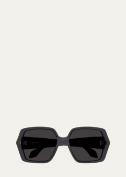 ALAIALogo Acetate Butterfly Sunglasses