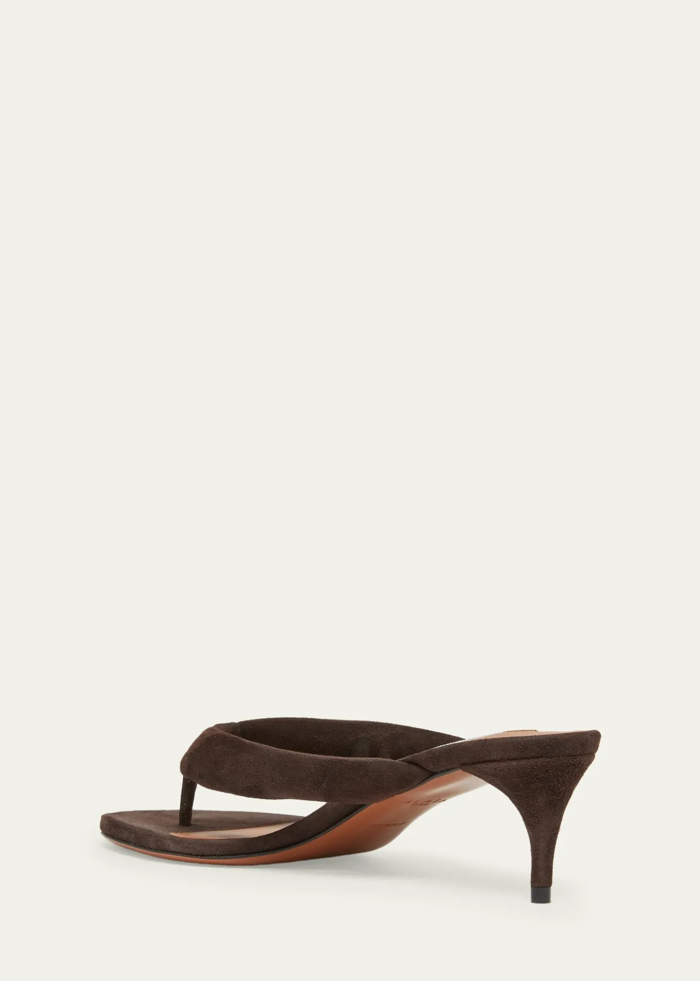 ALAIA55mm Padded Suede Thong Sandals