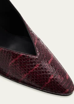 ALAIA90mm Snake Leather Pumps