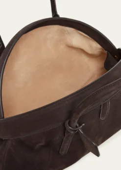 ALAIASmall Dome Top-Handle Bag in Suede