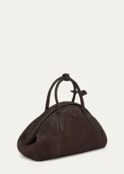 ALAIASmall Dome Top-Handle Bag in Suede