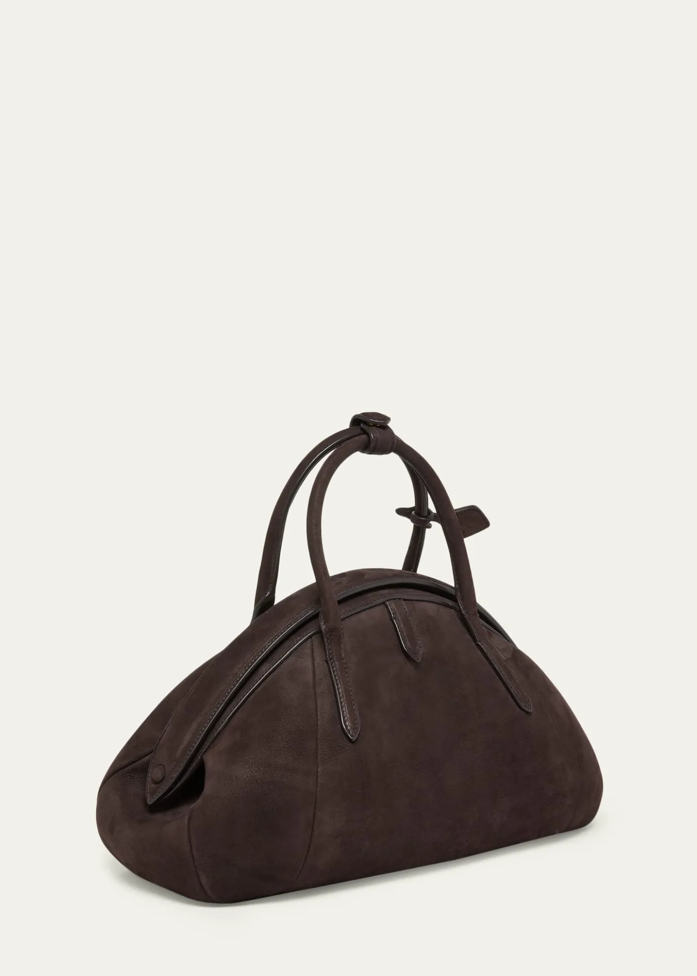 ALAIASmall Dome Top-Handle Bag in Suede