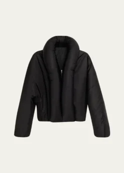 ALAIATaffeta Padded Bomber Jacket