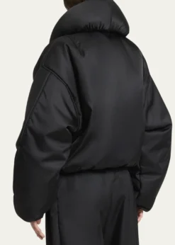 ALAIATaffeta Padded Bomber Jacket