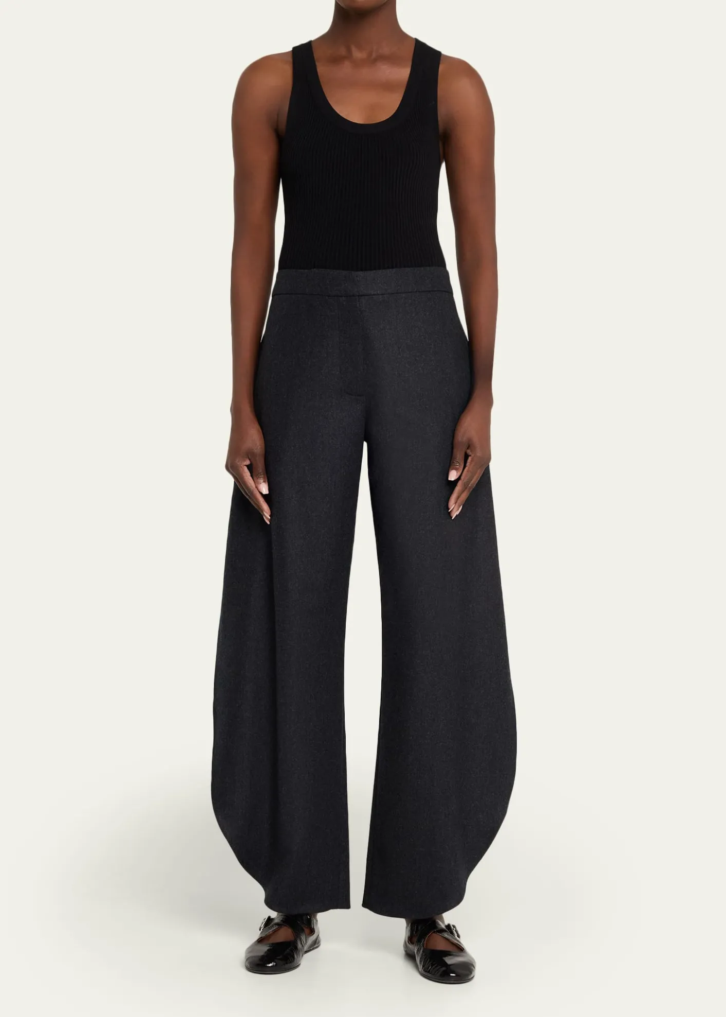 ALAIAWool Flannel Petal Pants