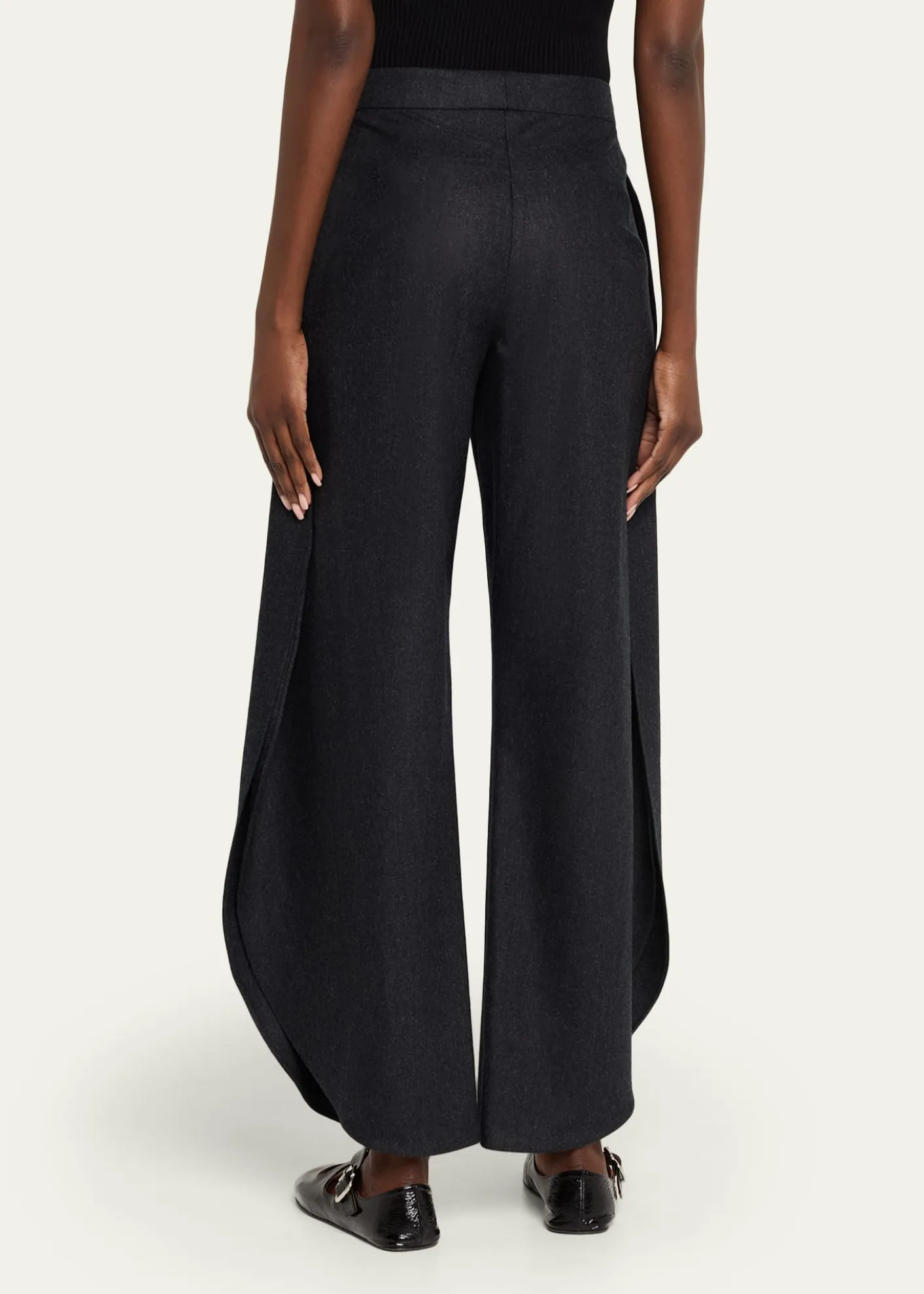 ALAIAWool Flannel Petal Pants