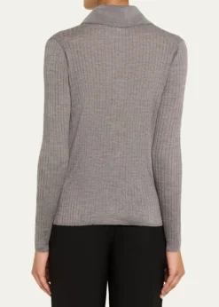 A.L.C.Alex Long-Sleeve Ribbed Wool Top