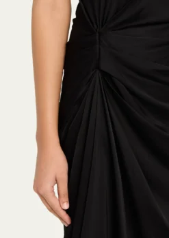 A.L.C.Alma Draped Satin Viscose Dress
