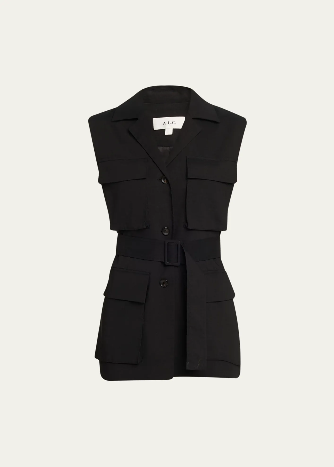 A.L.C.Cameron Belted Utility Vest