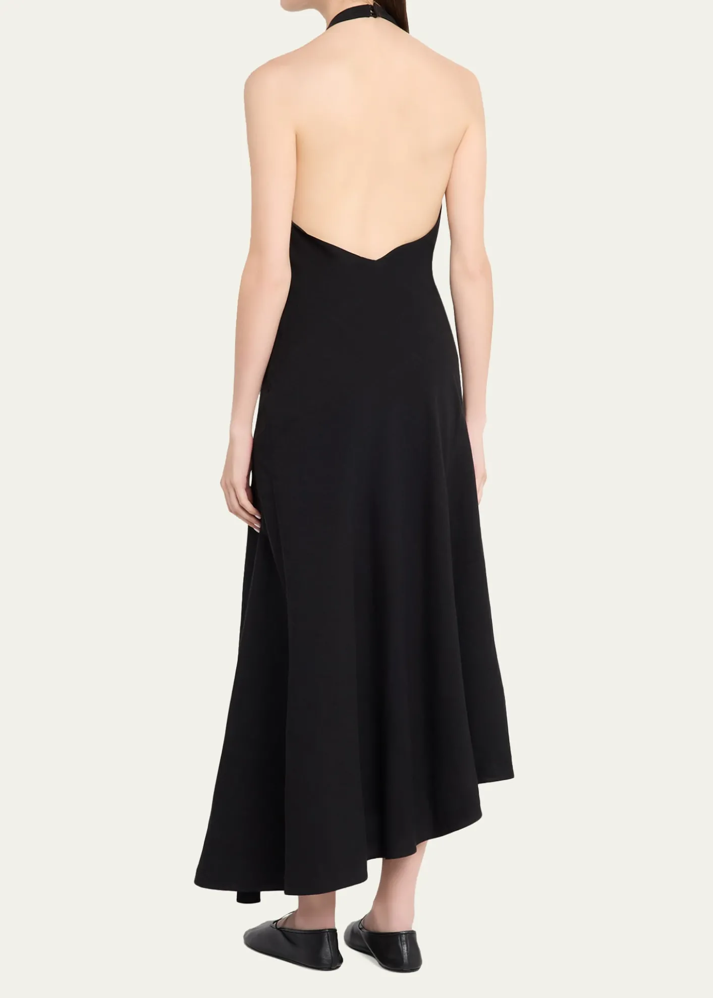 A.L.C.Celina Linen-Blend Halter Dress