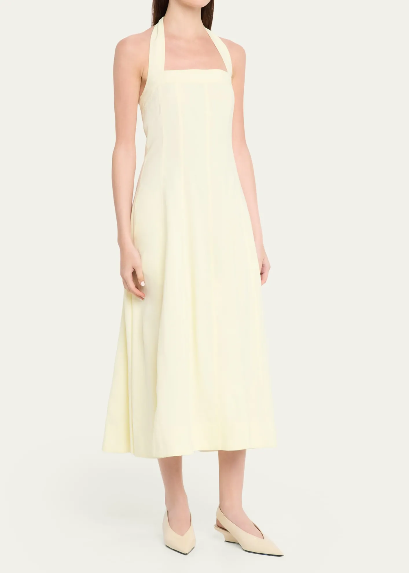 A.L.C.Elinor Halter Midi Dress