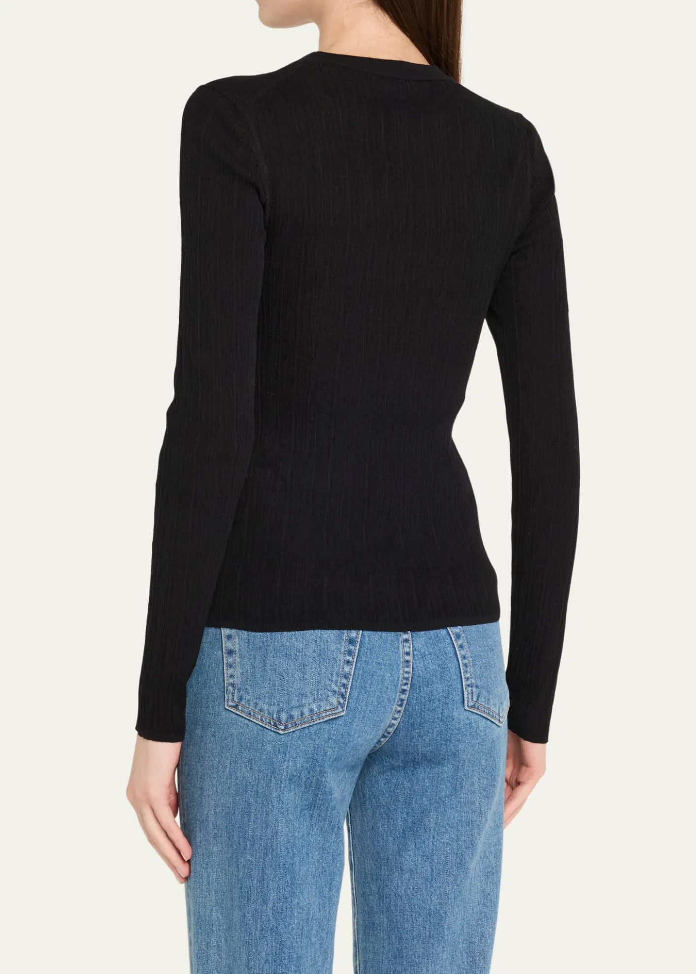 A.L.C.Fisher Ribbed Cardigan