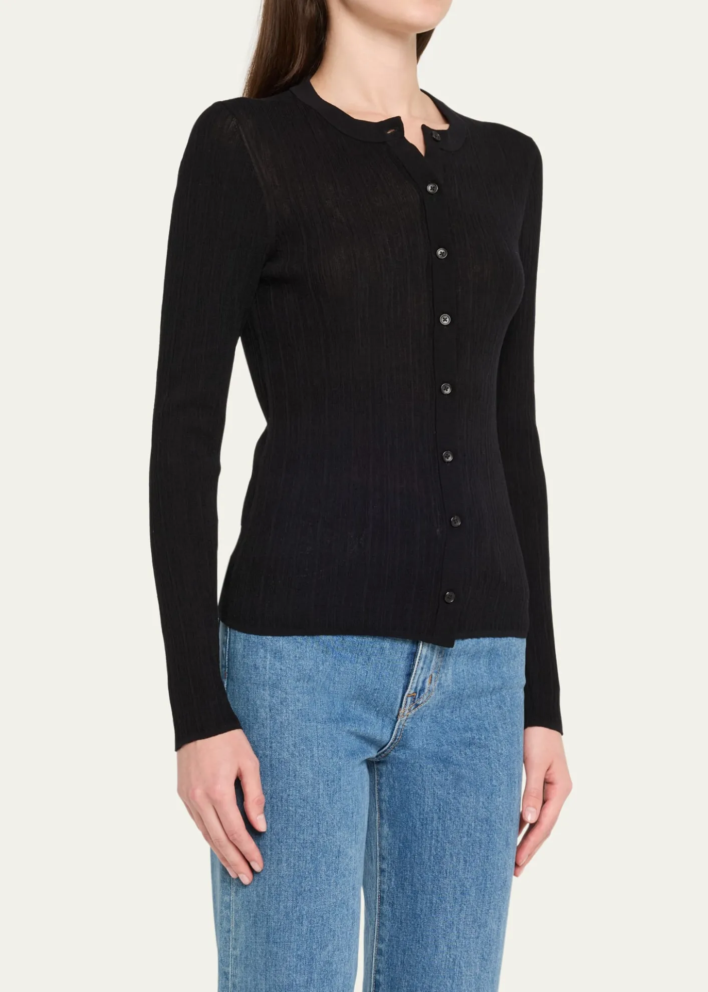 A.L.C.Fisher Ribbed Cardigan