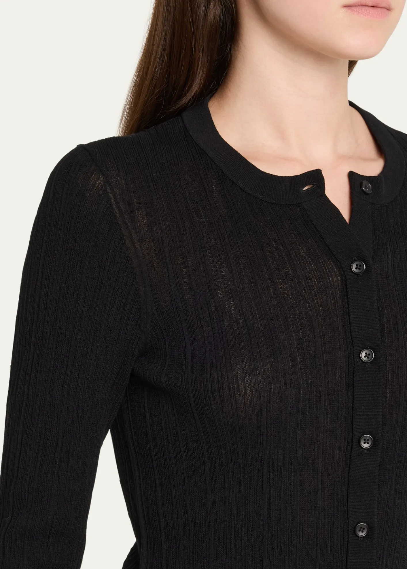A.L.C.Fisher Ribbed Cardigan