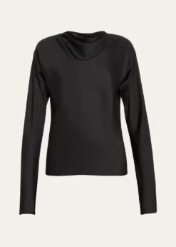 A.L.C.Georgia Cowl-Neck Cutout Top