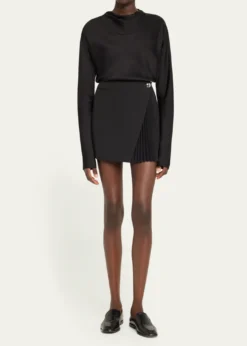 A.L.C.Georgia Cowl-Neck Cutout Top
