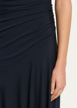 A.L.C.Halle Ruched Asymmetric Jersey Dress
