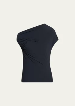 A.L.C.Halle Ruched Asymmetric Tee