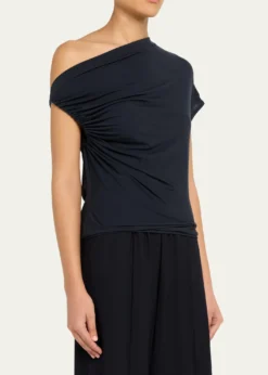 A.L.C.Halle Ruched Asymmetric Tee