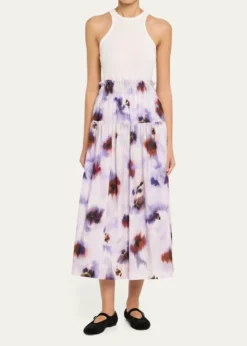 A.L.C.Jayden Floral A-Line Skirt