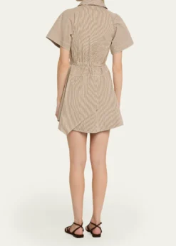 A.L.C.Julie Pinstripe Mini Shirtdress