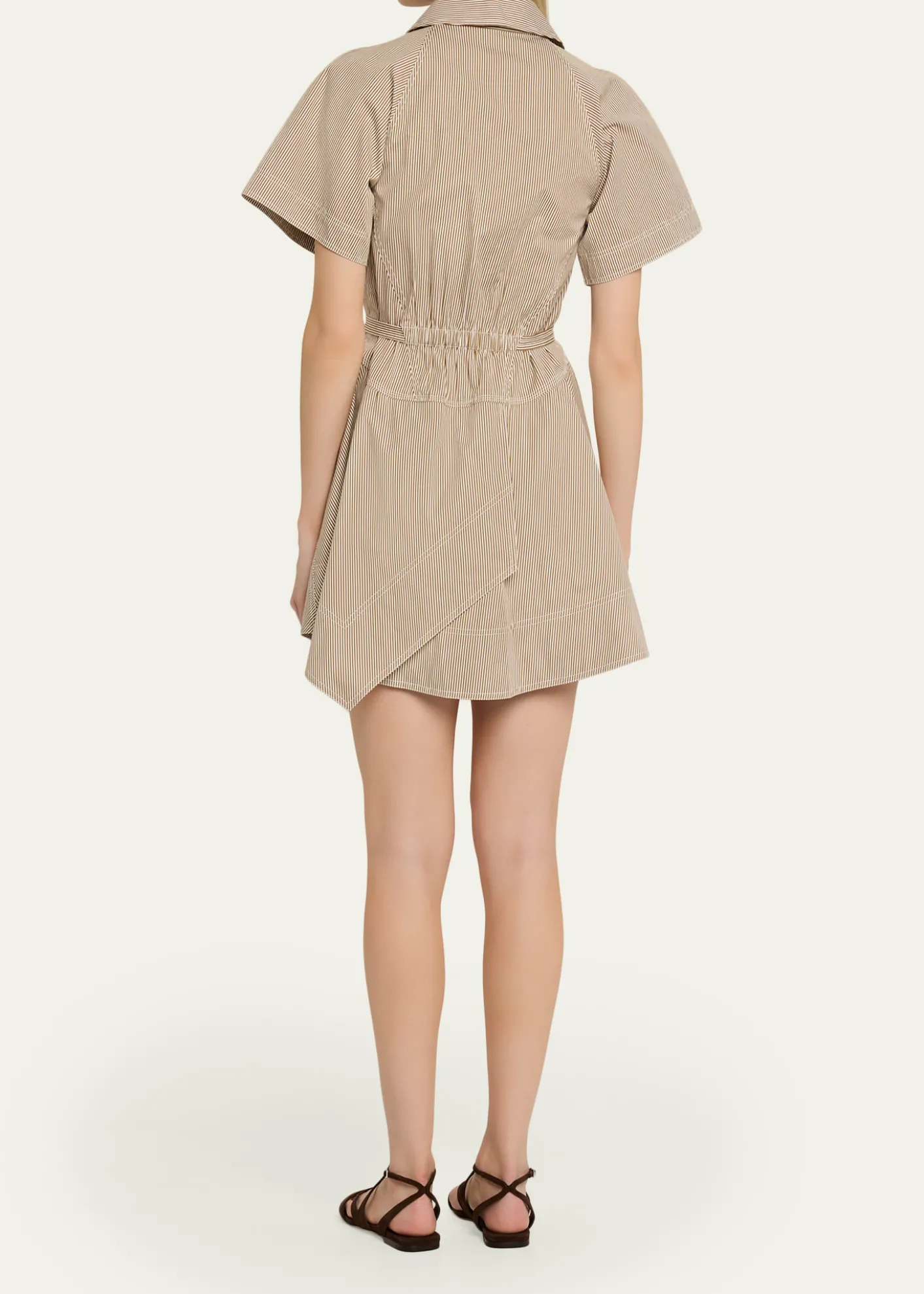 A.L.C.Julie Pinstripe Mini Shirtdress