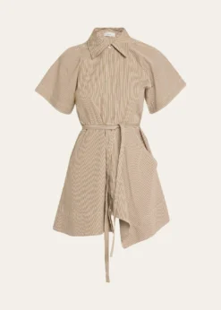 A.L.C.Julie Pinstripe Mini Shirtdress