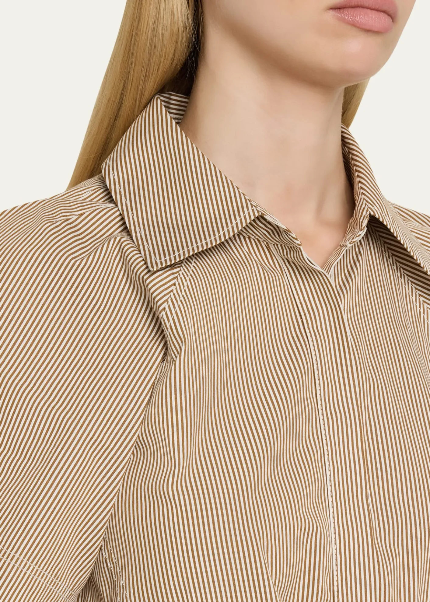 A.L.C.Julie Pinstripe Mini Shirtdress