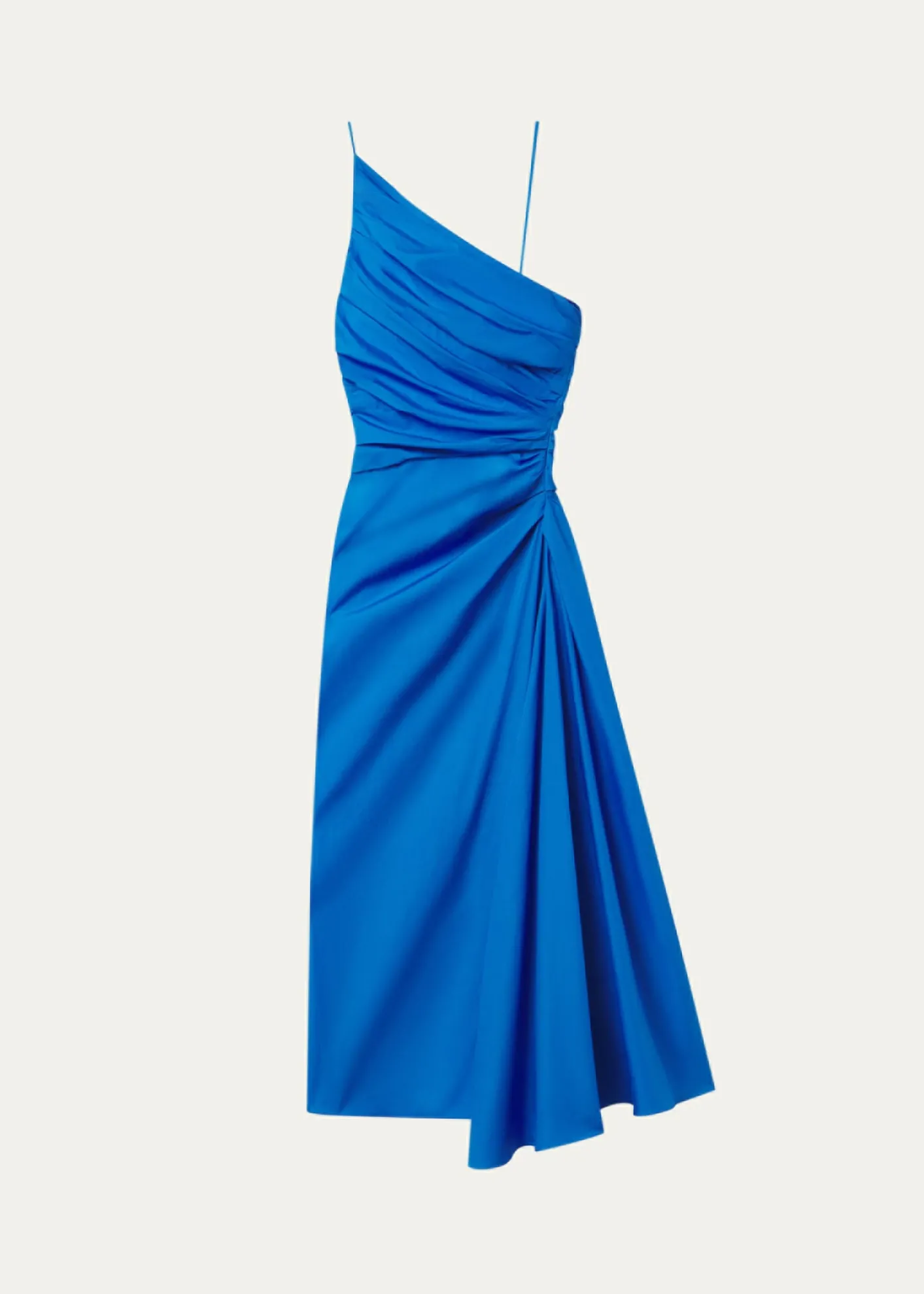 A.L.C.Juno Ruched One-Shoulder Midi Dress