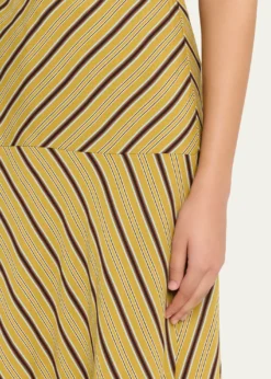 A.L.C.Kara Stripe Midi Skirt