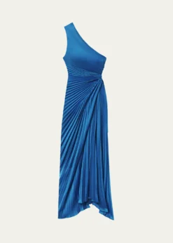 A.L.C.Lara Pleated Satin Gown