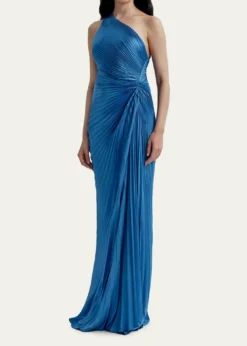 A.L.C.Lara Pleated Satin Gown