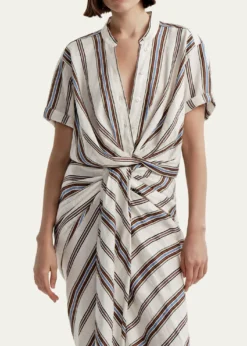 A.L.C.Leonore Gathered Linen Top