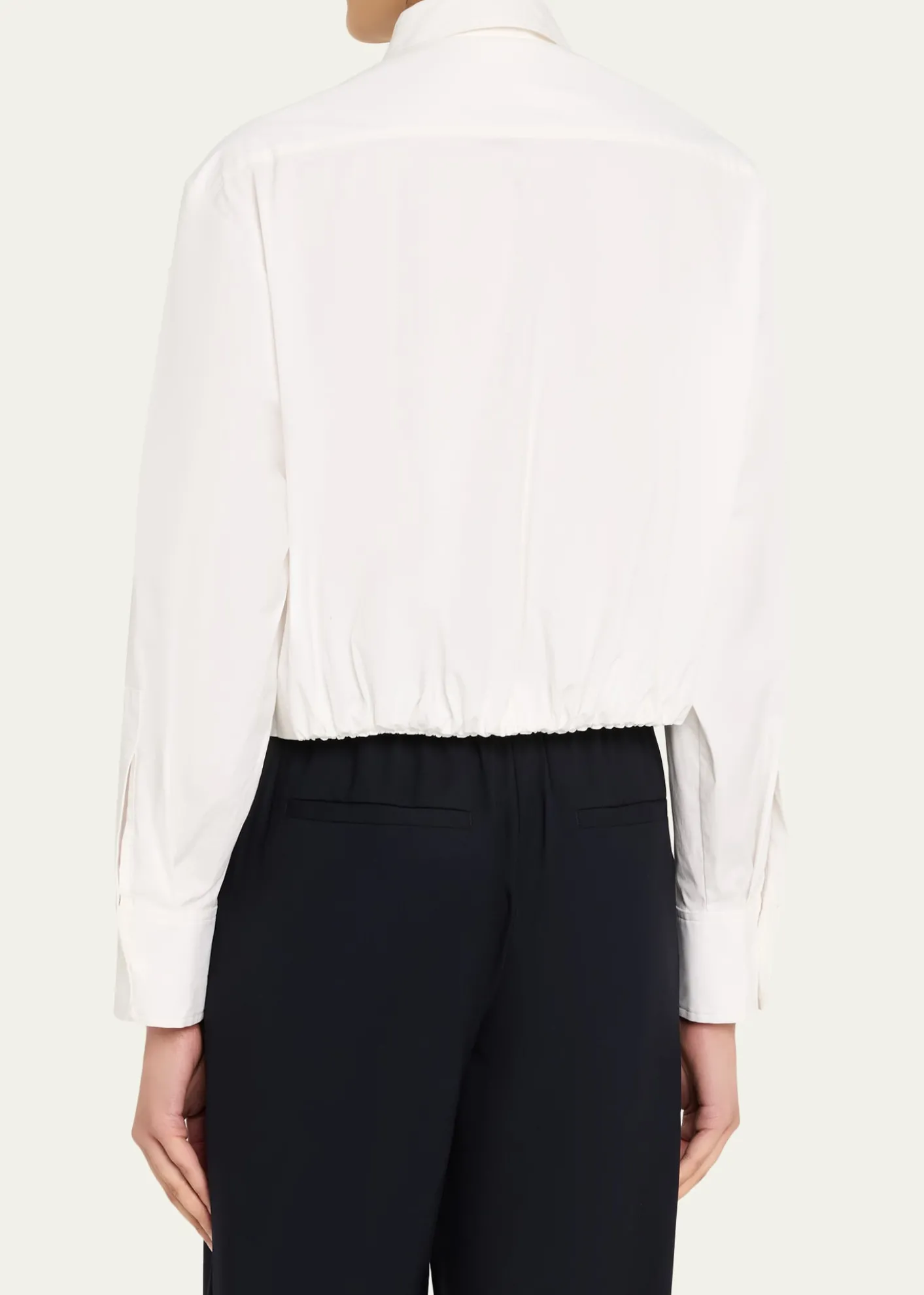 A.L.C.Leo Twist-Front Cotton Lawn Top