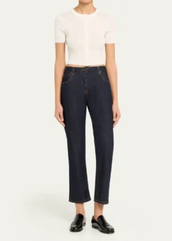 A.L.C.Lottie Textured Crop Cardigan
