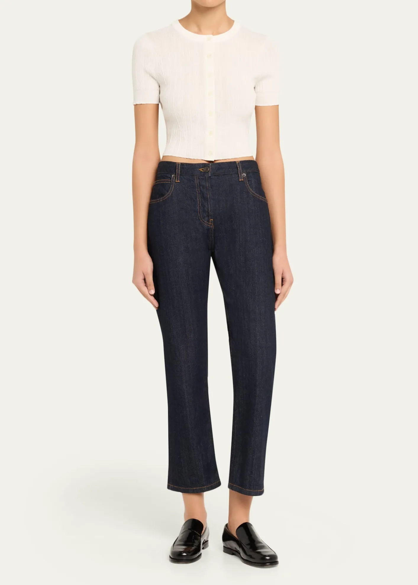 A.L.C.Lottie Textured Crop Cardigan