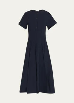 A.L.C.Lucille Cotton Poplin Midi Dress