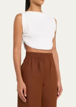 A.L.C.Mae Cropped High-Neck Top