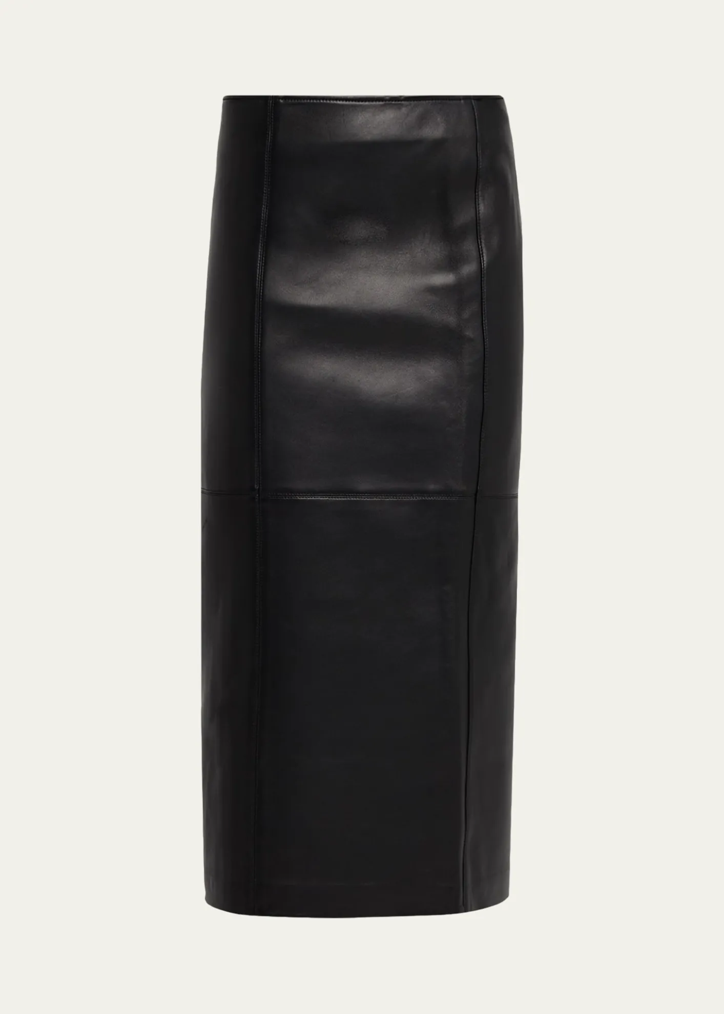 A.L.C.Marta Leather Midi Skirt
